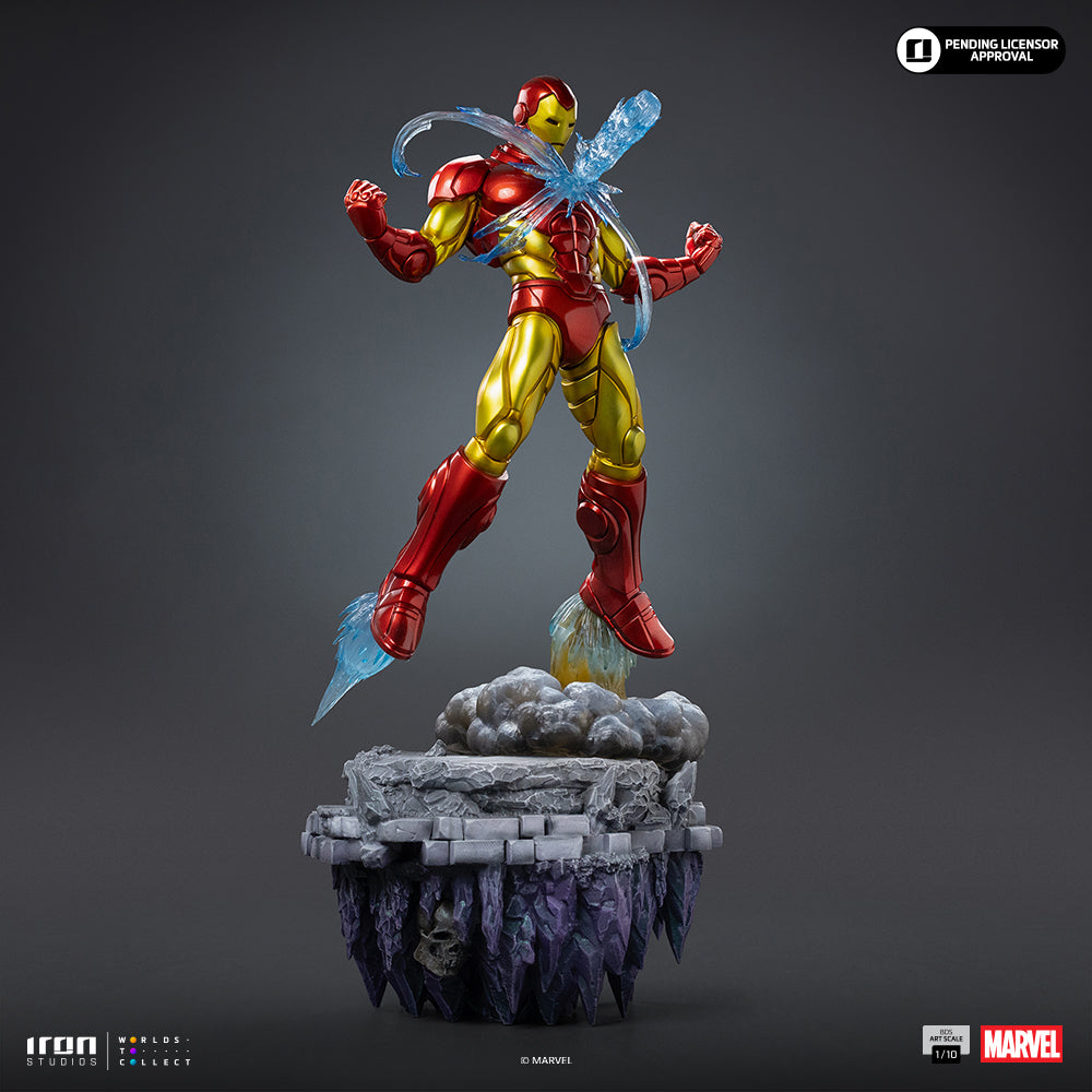 Iron Man Deluxe - Infinity-Gauntlet-Diorama - BDS Art Scale 1/10 - Iron Studios - Vorbestellung