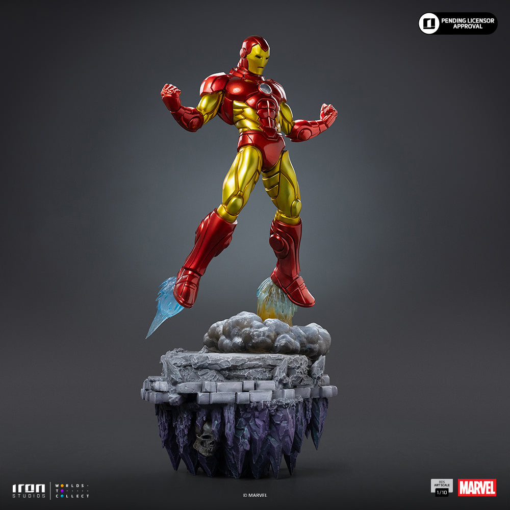Iron Man Deluxe - Infinity-Gauntlet-Diorama - BDS Art Scale 1/10 - Iron Studios - Vorbestellung