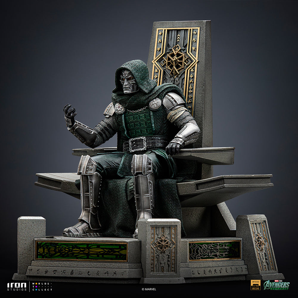 Doctor-Doom-Statue auf Thron - Avengers: Doomsday - Art Scale 1/10 - Iron Studios - Vorbestellung