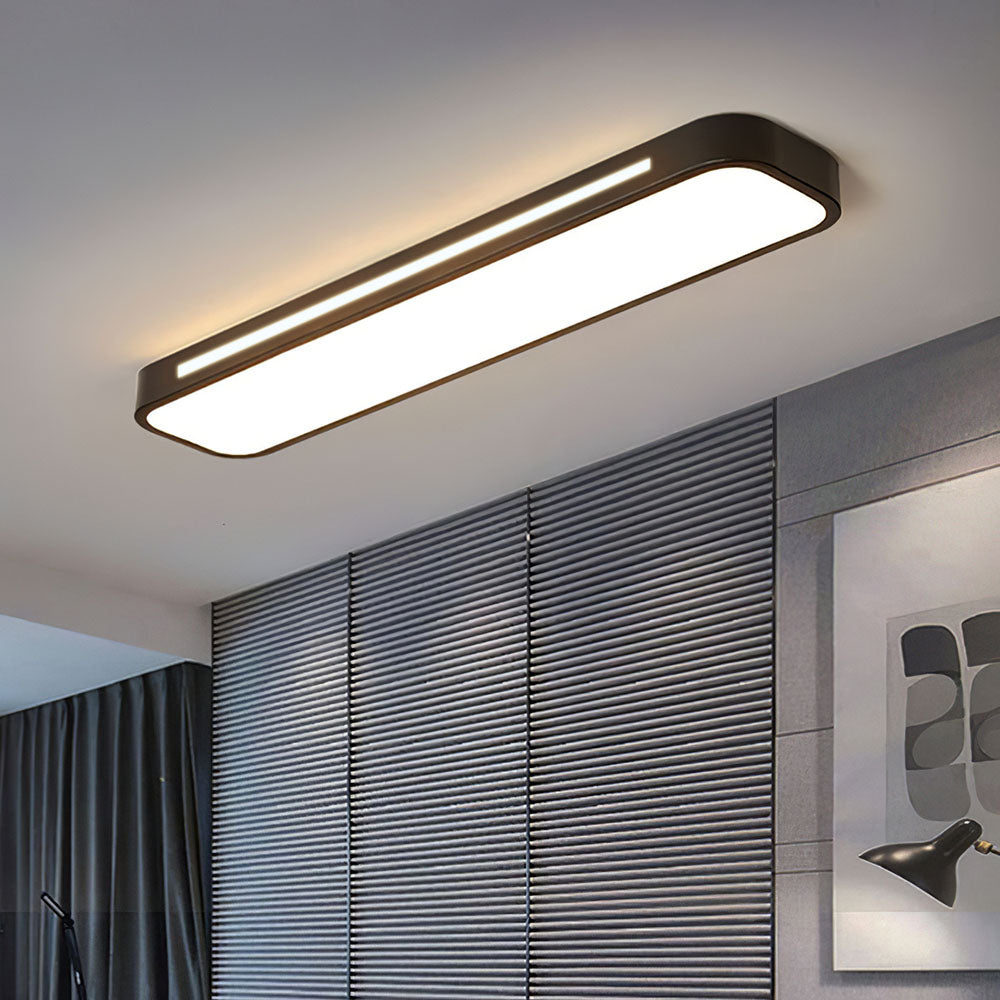 Nordic Minimalist Long LED Ceiling Light Fixture