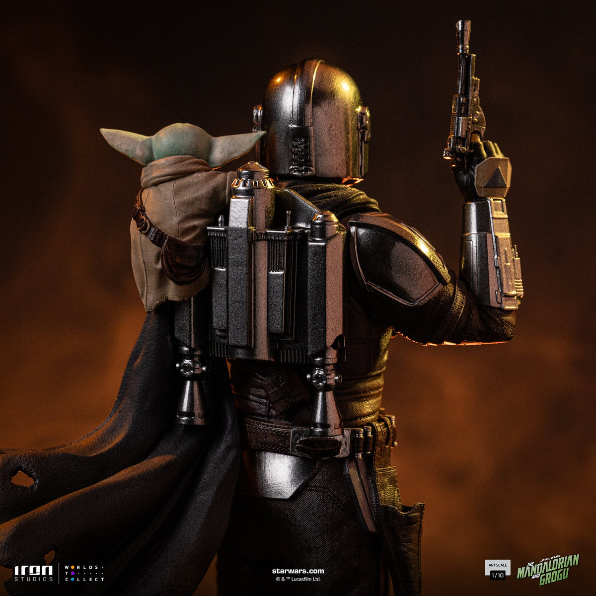 Mandalorian and Grogu Art Scale 1/10 Display Statue - Iron Studios