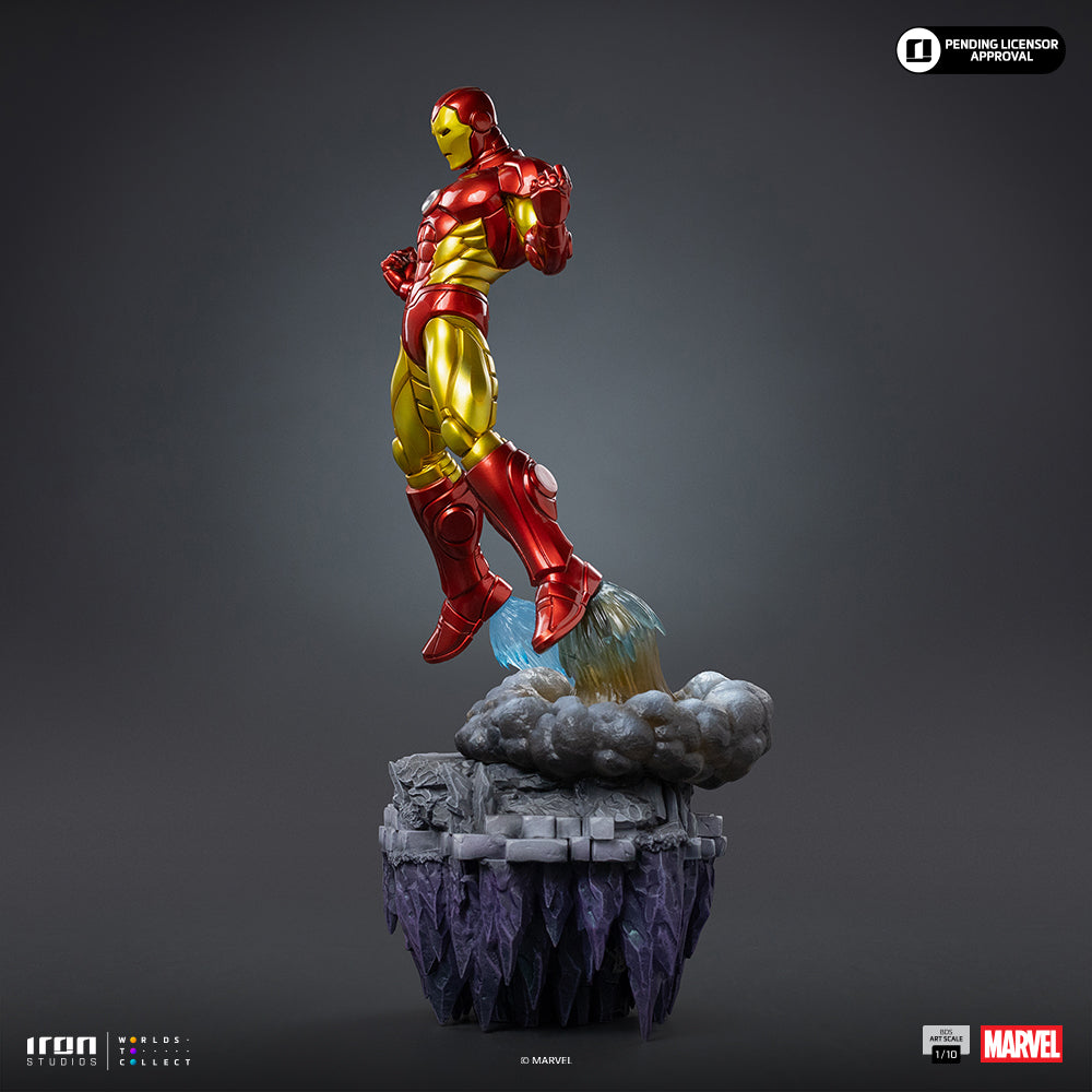 Iron Man Deluxe - Infinity-Gauntlet-Diorama - BDS Art Scale 1/10 - Iron Studios - Vorbestellung