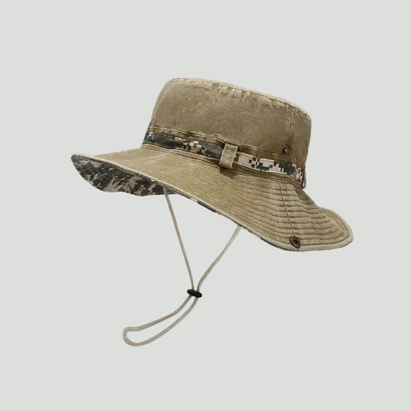 Men’s Boonie Hat – Packable Wide-Brim Sun Hat for Hiking & Fishing