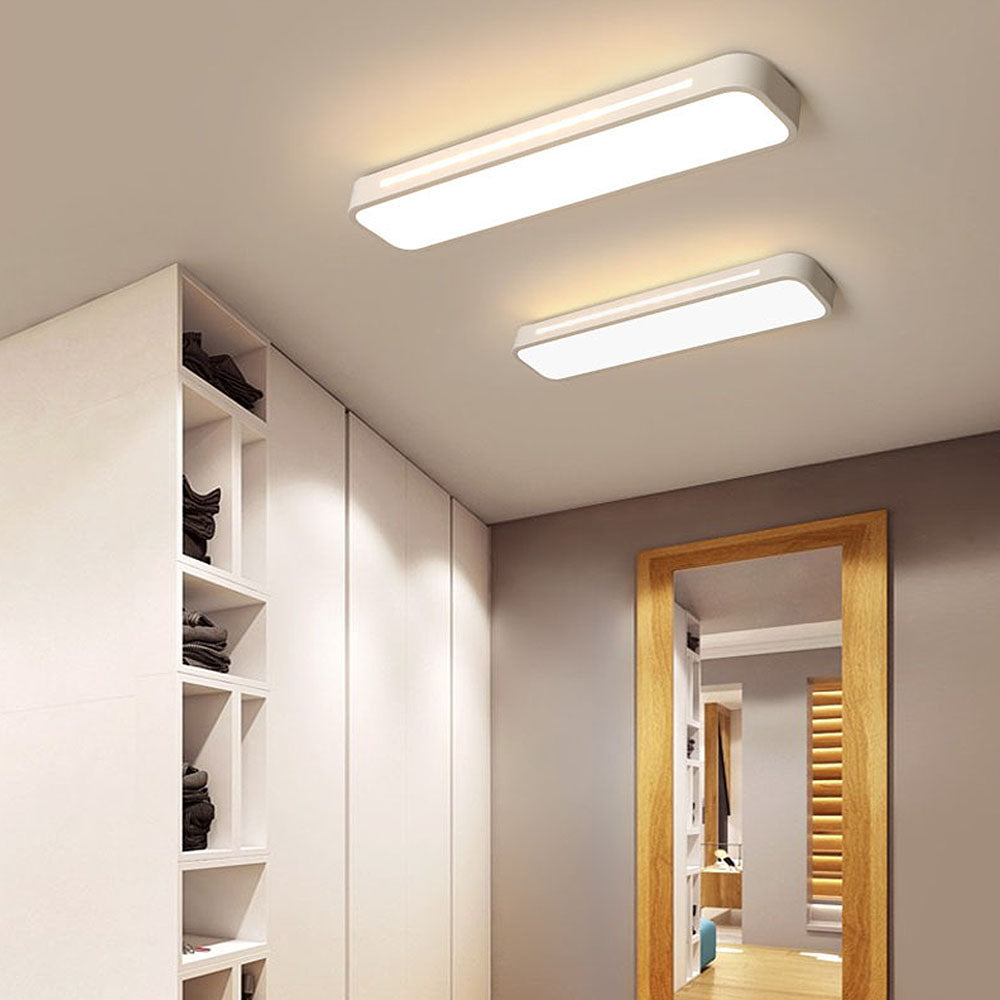 Nordic Minimalist Long LED Ceiling Light Fixture