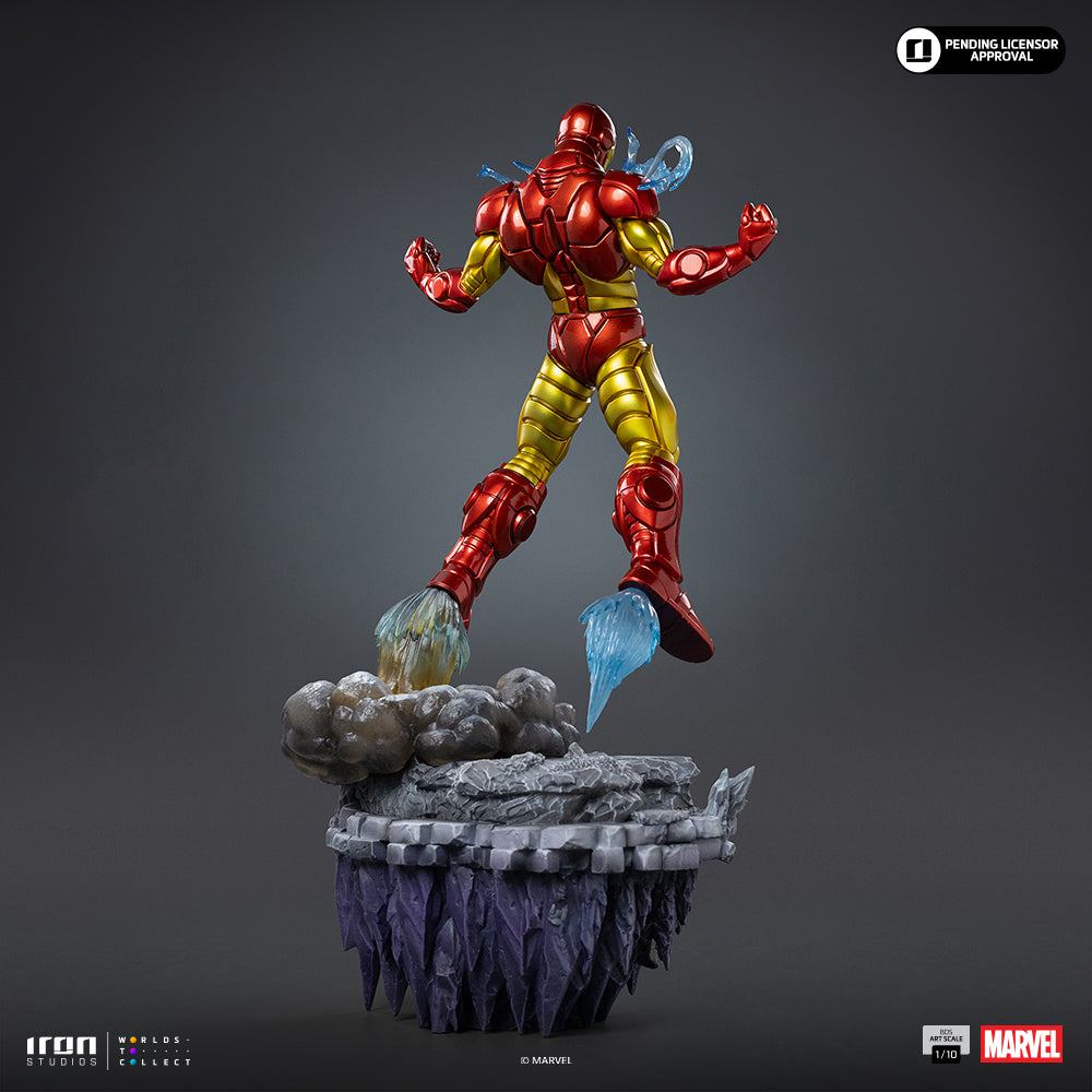 Iron Man Deluxe - Infinity-Gauntlet-Diorama - BDS Art Scale 1/10 - Iron Studios - Vorbestellung