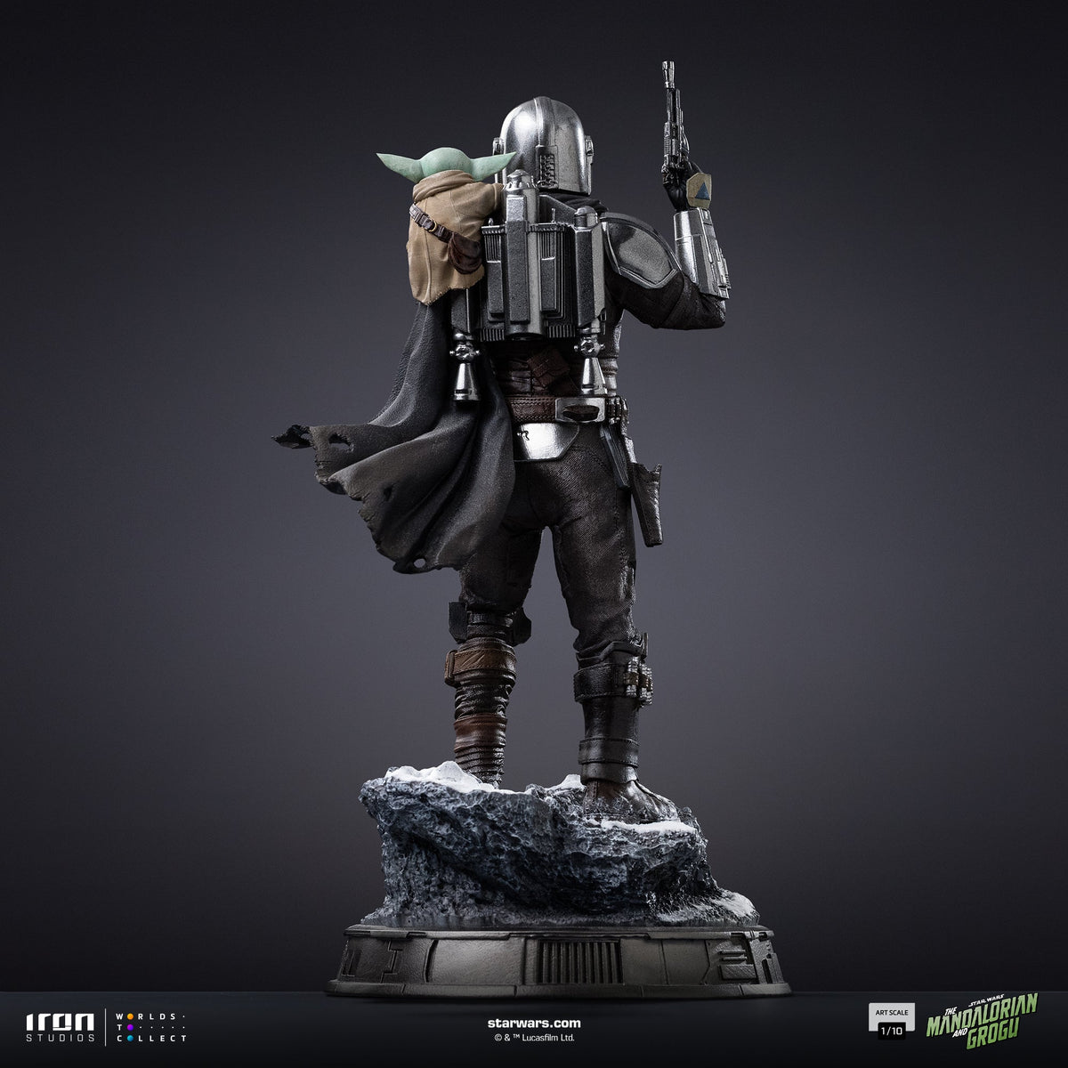 Mandalorian and Grogu Art Scale 1/10 Display Statue - Iron Studios