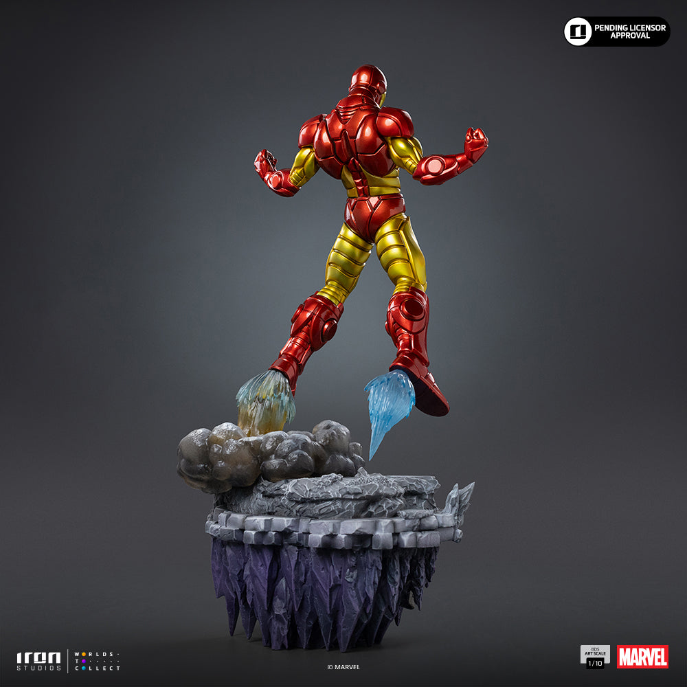 Iron Man Deluxe - Infinity-Gauntlet-Diorama - BDS Art Scale 1/10 - Iron Studios - Vorbestellung