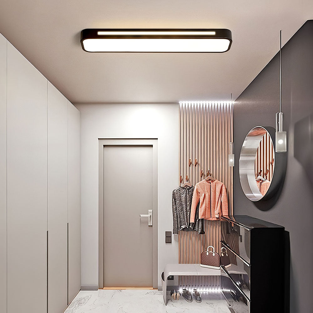 Nordic Minimalist Long LED Ceiling Light Fixture