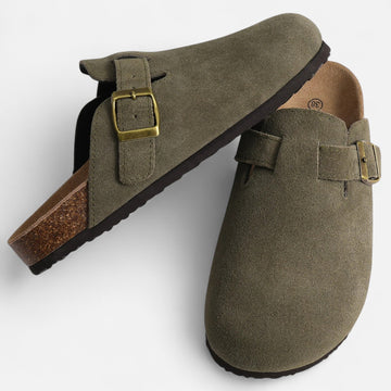 Home Men’s Walking Everyday Suede Mules Sculpted Clog