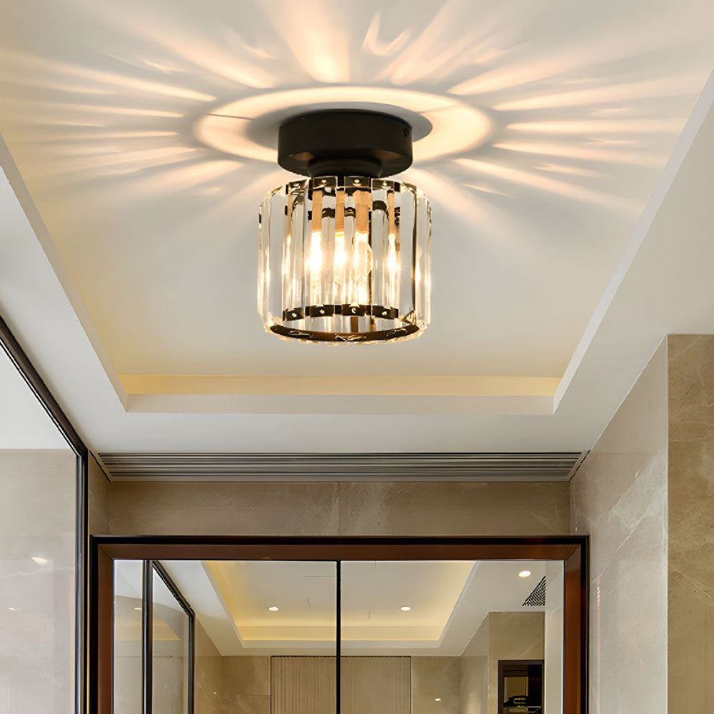 Crystal Glass Ceiling Light for Modern Interiors