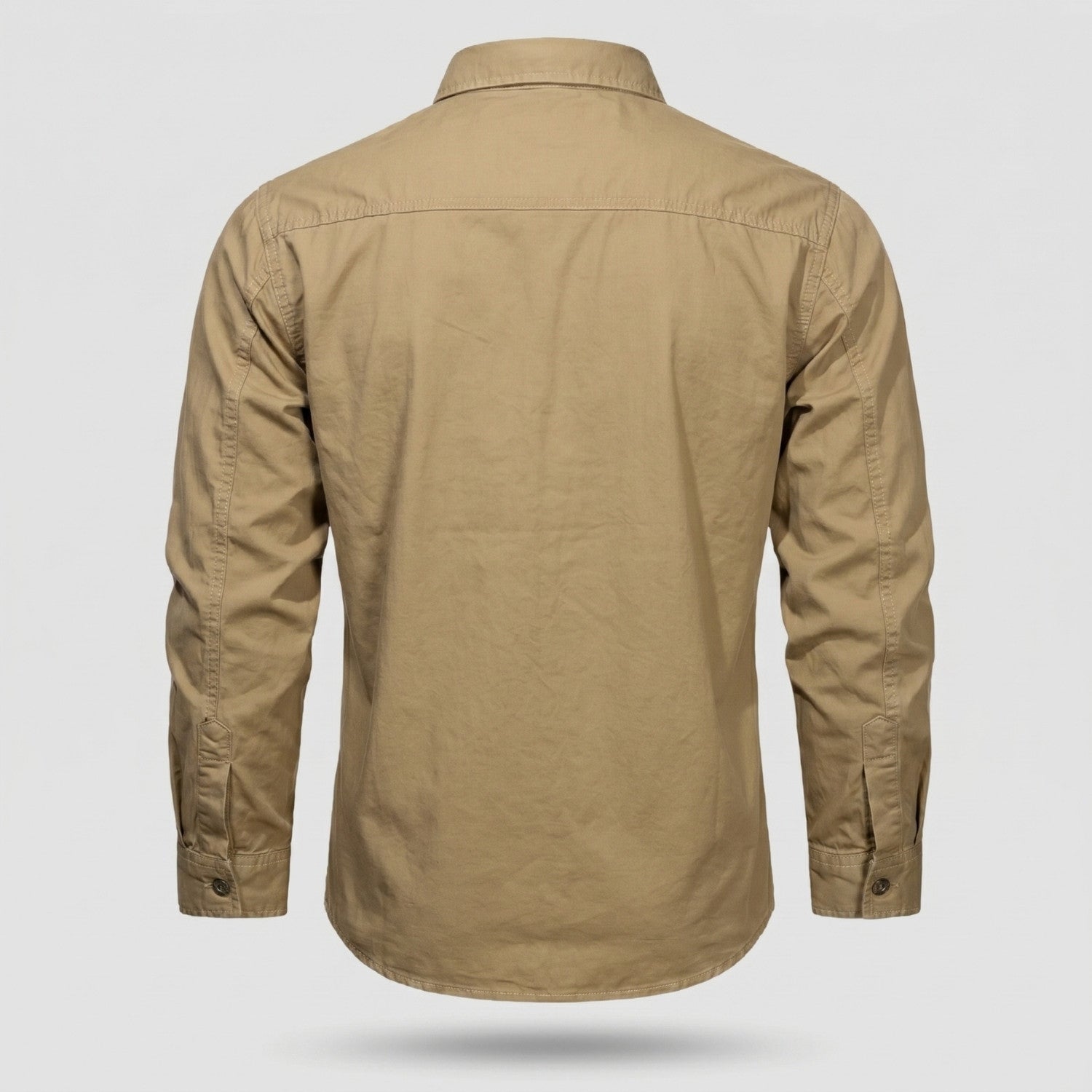 Men’s Lightweight Long-Sleeve Outdoor Shirt – Durable Cotton-Blend Top