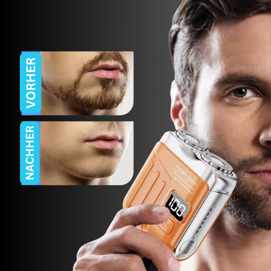 Portable Mini Electric Shaver - Compact Rechargeable Travel Razor
