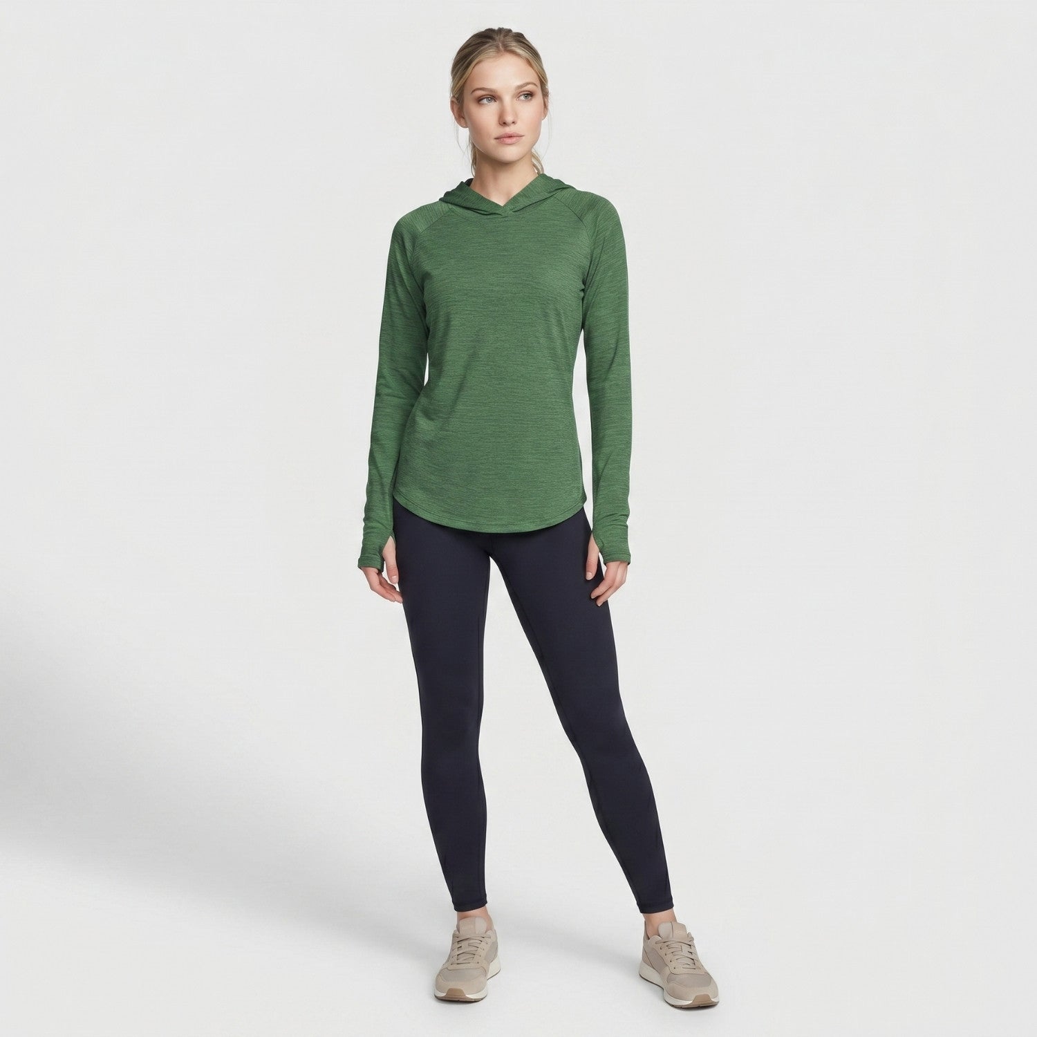 Women’s UPF 50+ Sun Hoodie – Midweight Hooded UV Protection Top