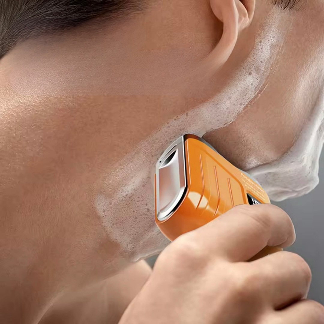 Portable Mini Electric Shaver - Compact Rechargeable Travel Razor