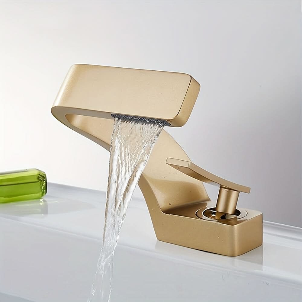 Waterfall Bathroom Faucet – CascadeLux Modern Basin Tap