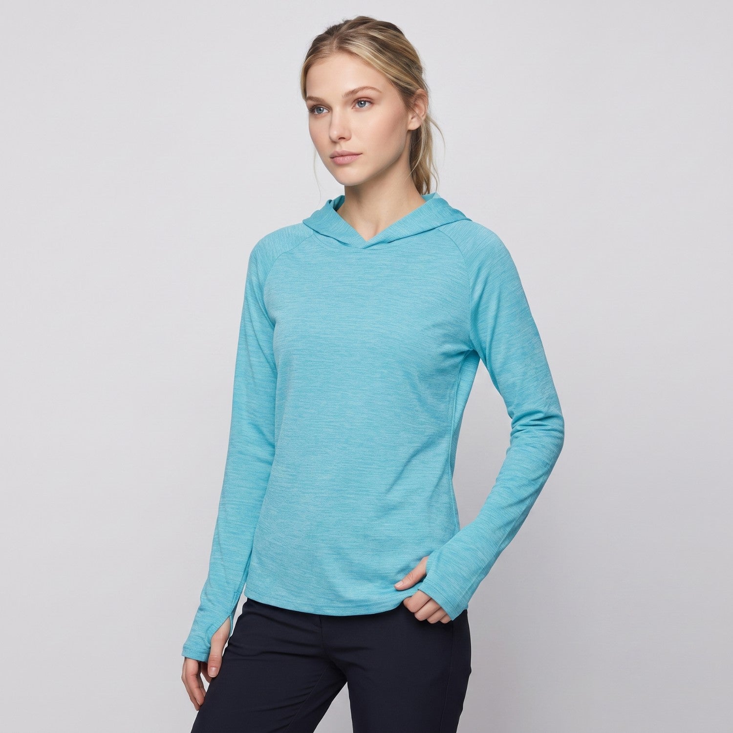 Women’s UPF 50+ Sun Hoodie – Midweight Hooded UV Protection Top