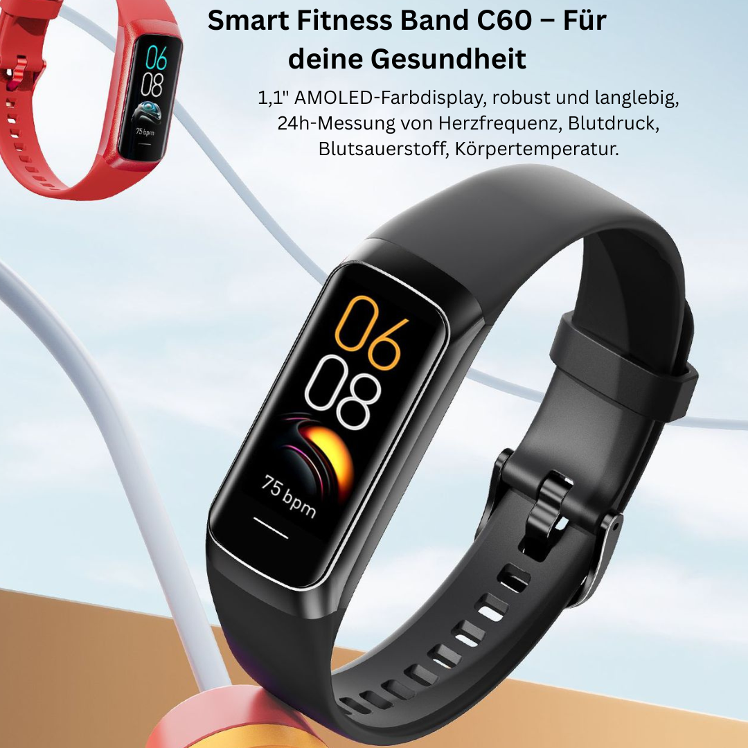 Smart Fitness Watch - Heart Rate, Sleep Tracking and 25 Sports Modes
