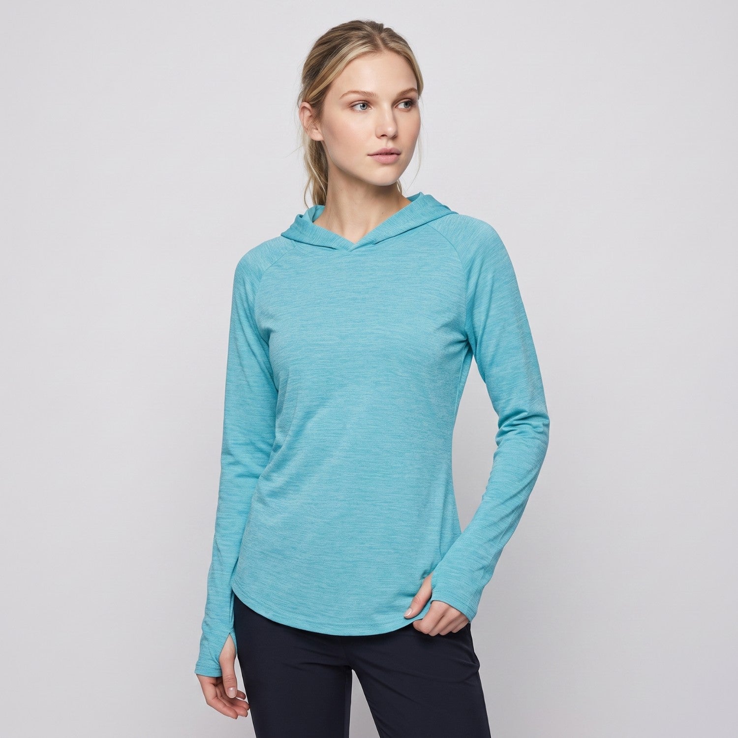 Women’s UPF 50+ Sun Hoodie – Midweight Hooded UV Protection Top