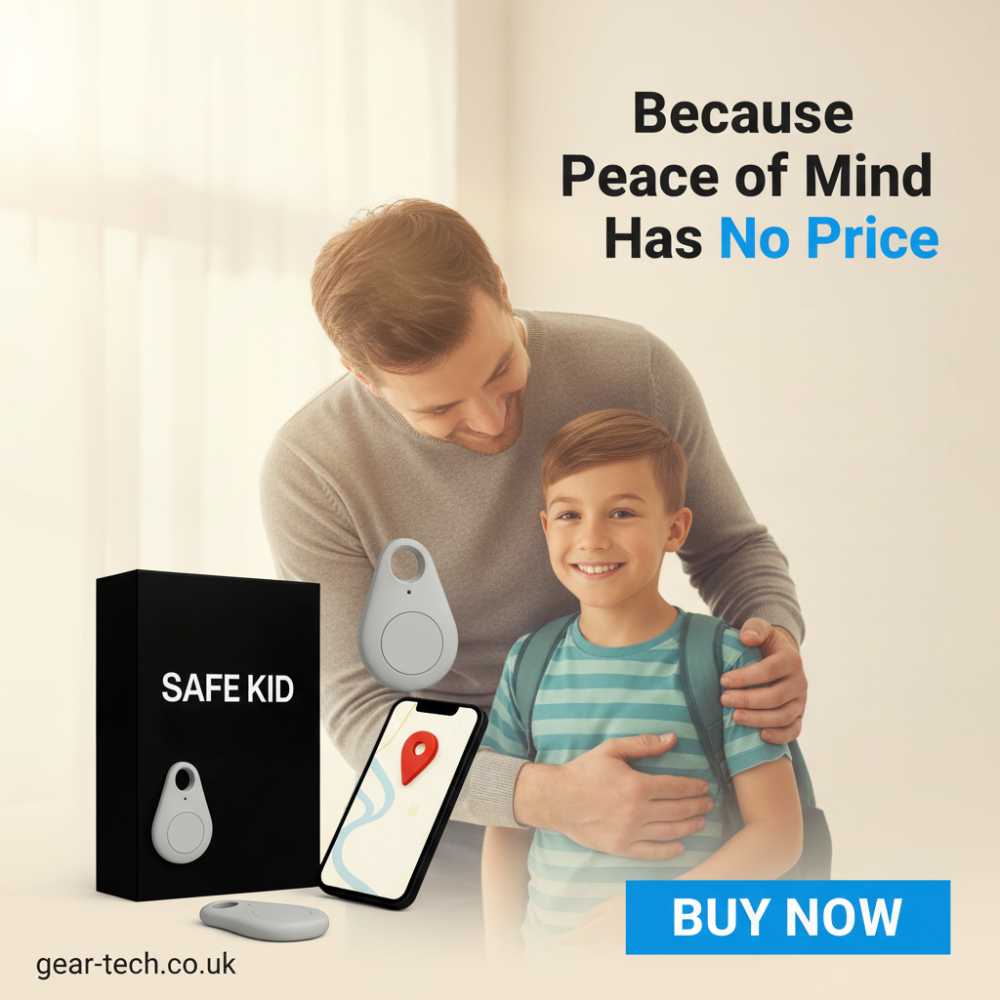Kids GPS Location Tracker – Real-Time Tracking & Water-Resistant Design