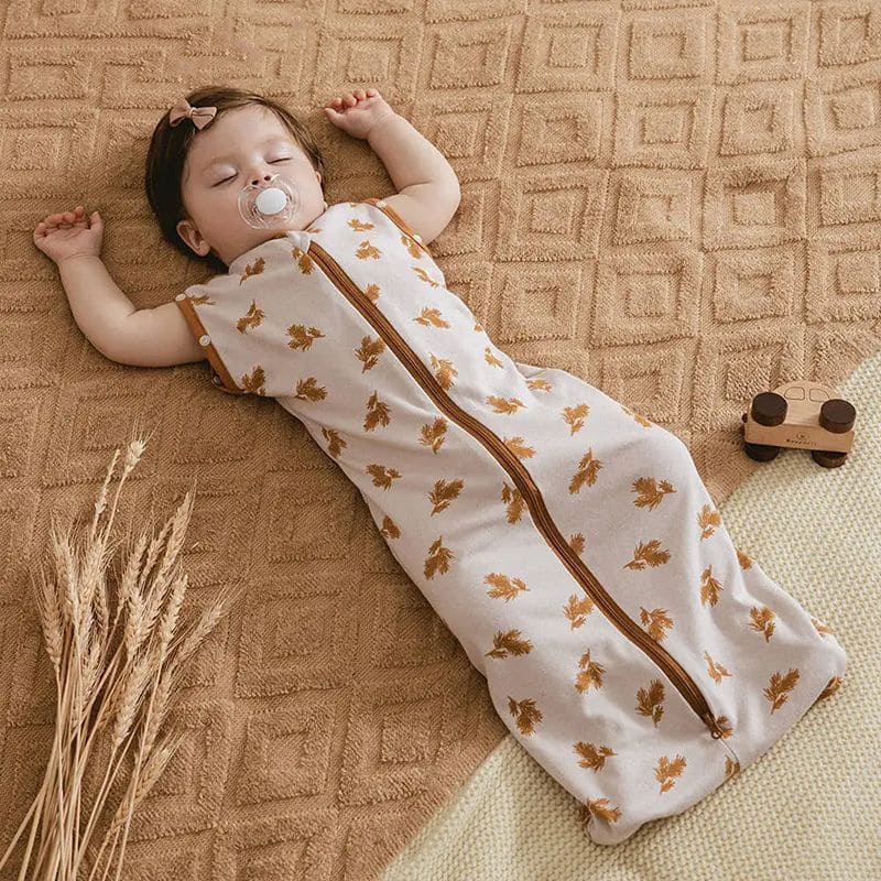 Cotton Baby Swaddle Wrap with Zip