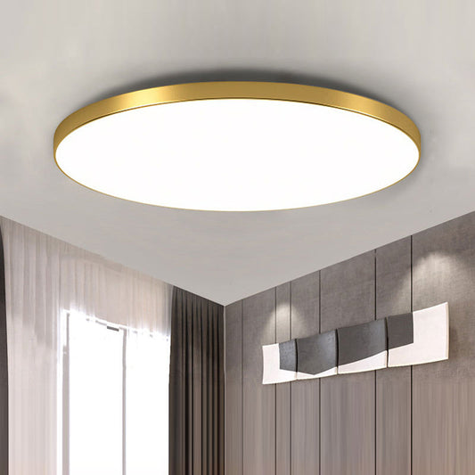 Ceiling Light Round LED Contemporary Flush Fixture