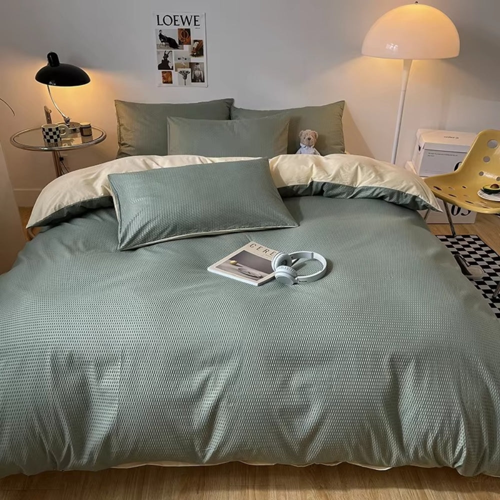 Beaumont Ultra-Soft Waffle Quilt Set - 3 Piece Bedding Set for Cozy Comfort