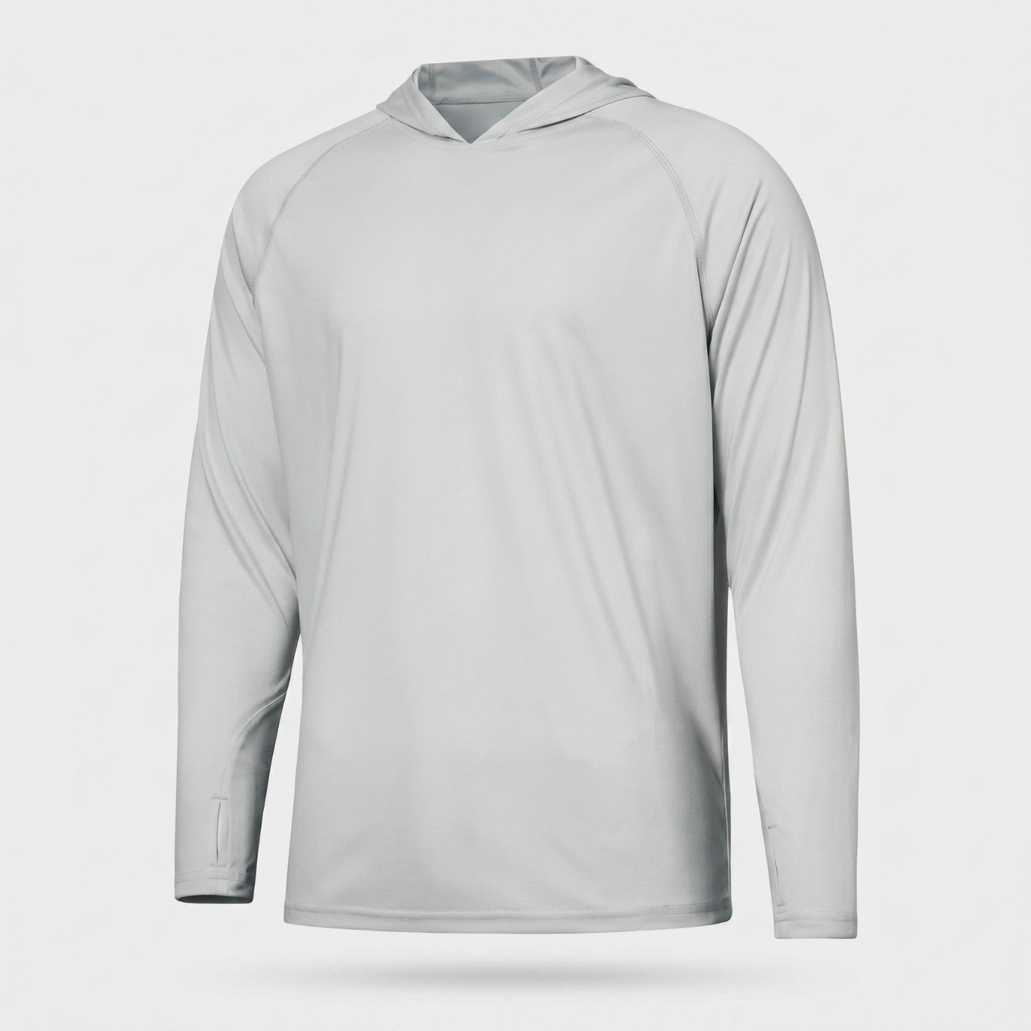Men’s UPF 50+ Sun Hoodie – Quick-Dry Hiking & Fishing Top with Thumb Loops