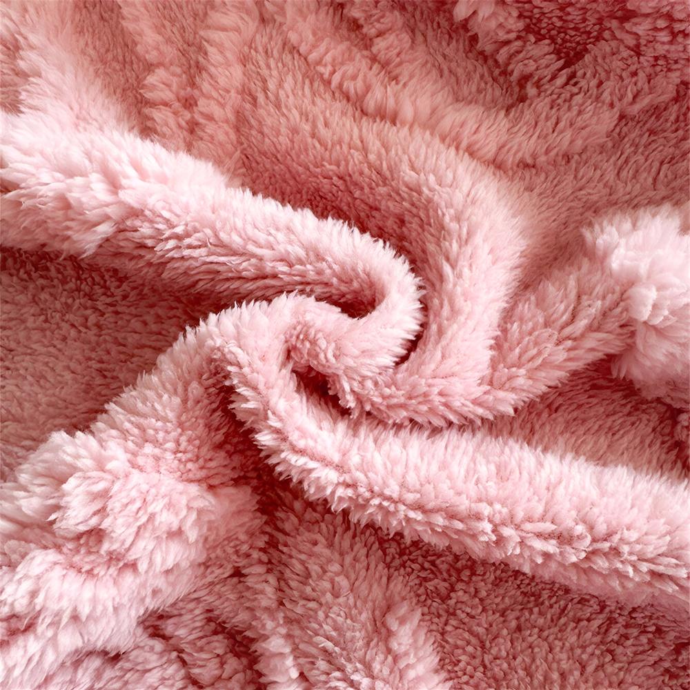 Soft Butterfly Jacquard Flannel Throw Blanket for Cozy Home Decor