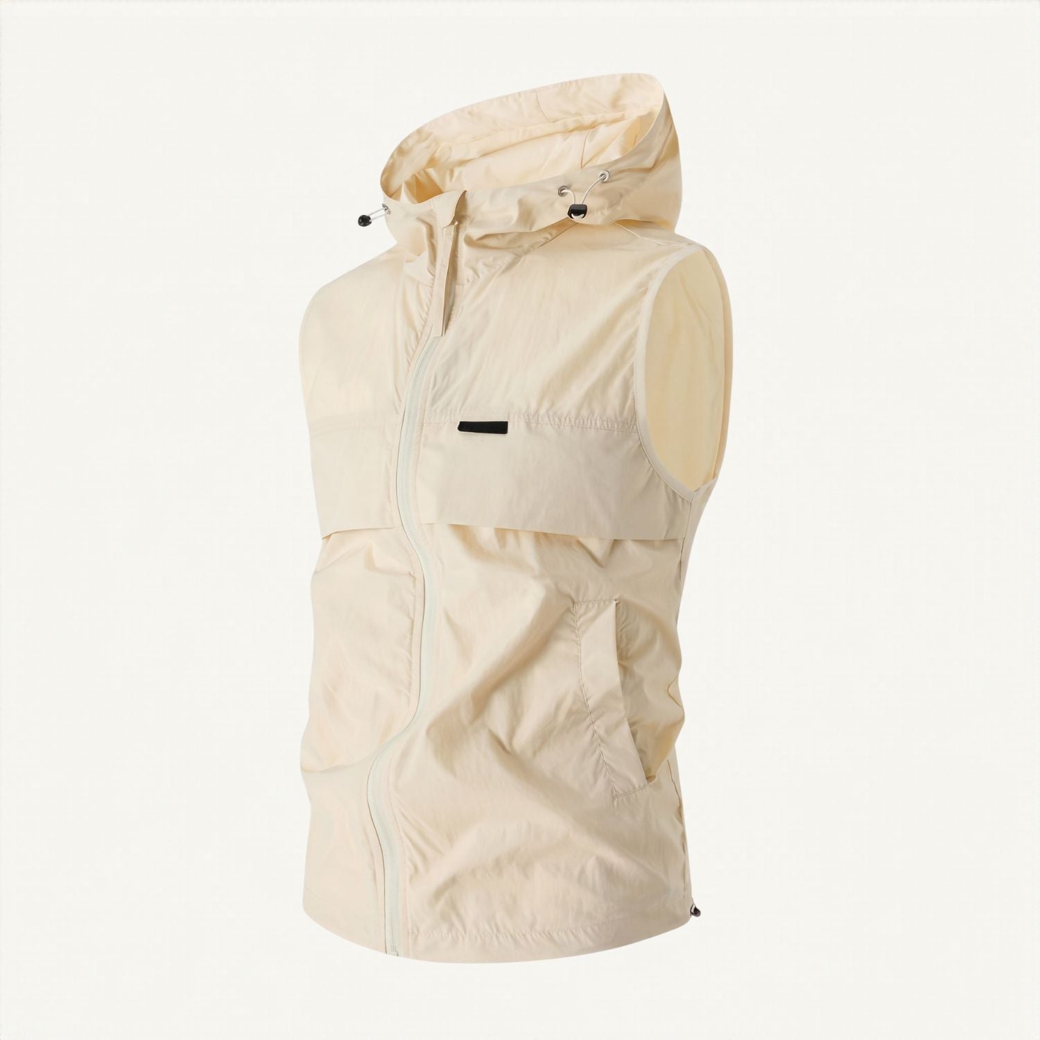Men’s Hooded Gilet – Lightweight Windproof Vest for Fishing & Hiking