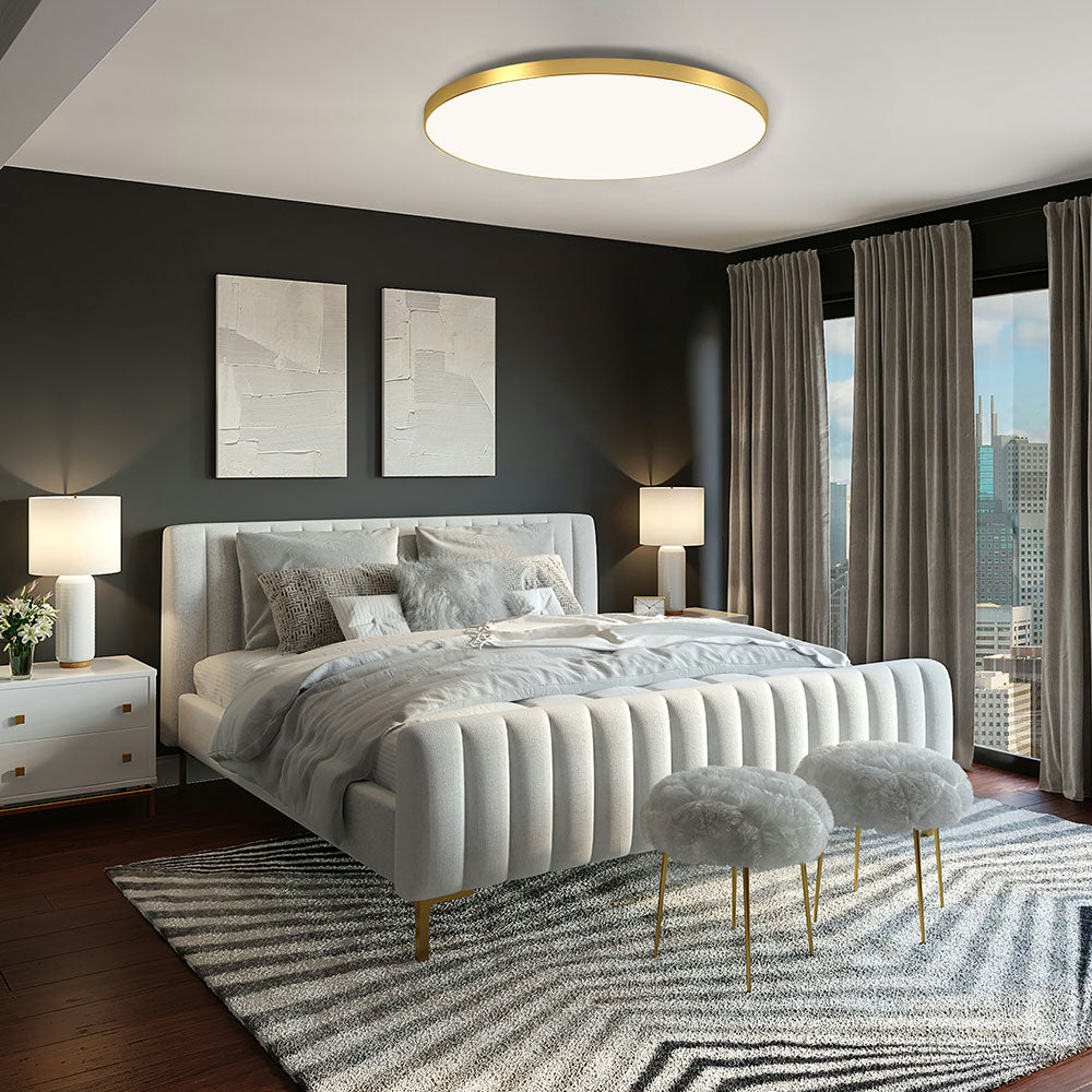 Ceiling Light Round LED Contemporary Flush Fixture