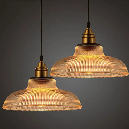 Suspended Glass Pendant Light