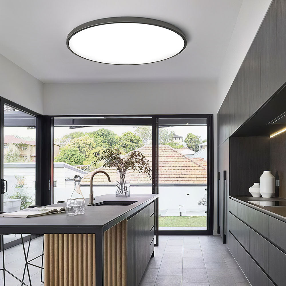 Ceiling Light Round LED Contemporary Flush Fixture