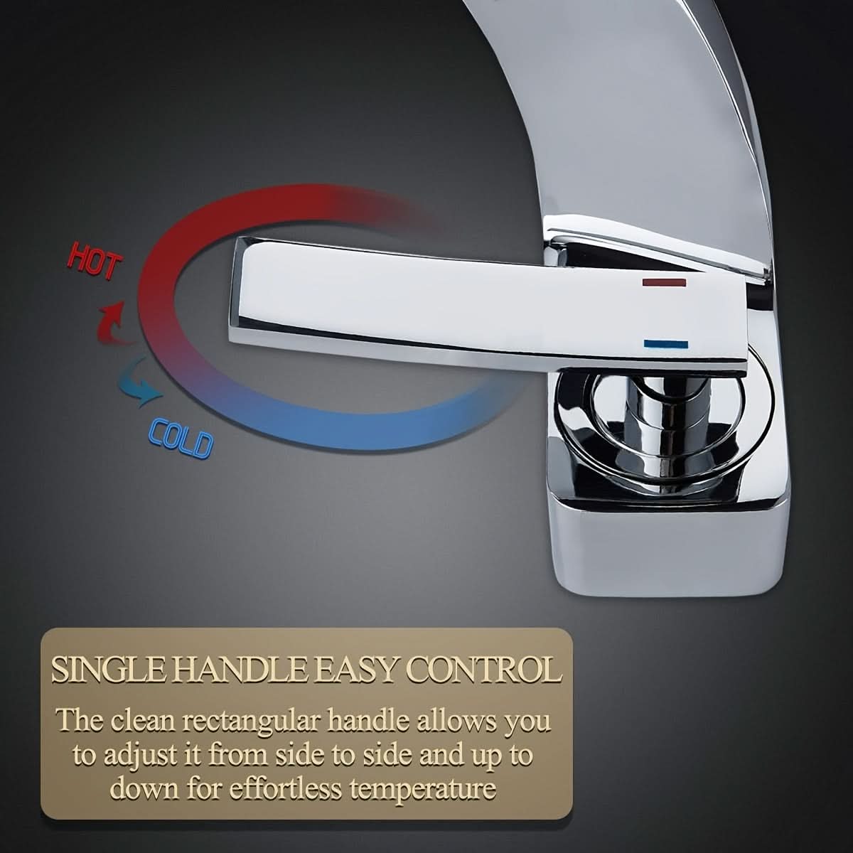 Waterfall Bathroom Faucet – CascadeLux Modern Basin Tap