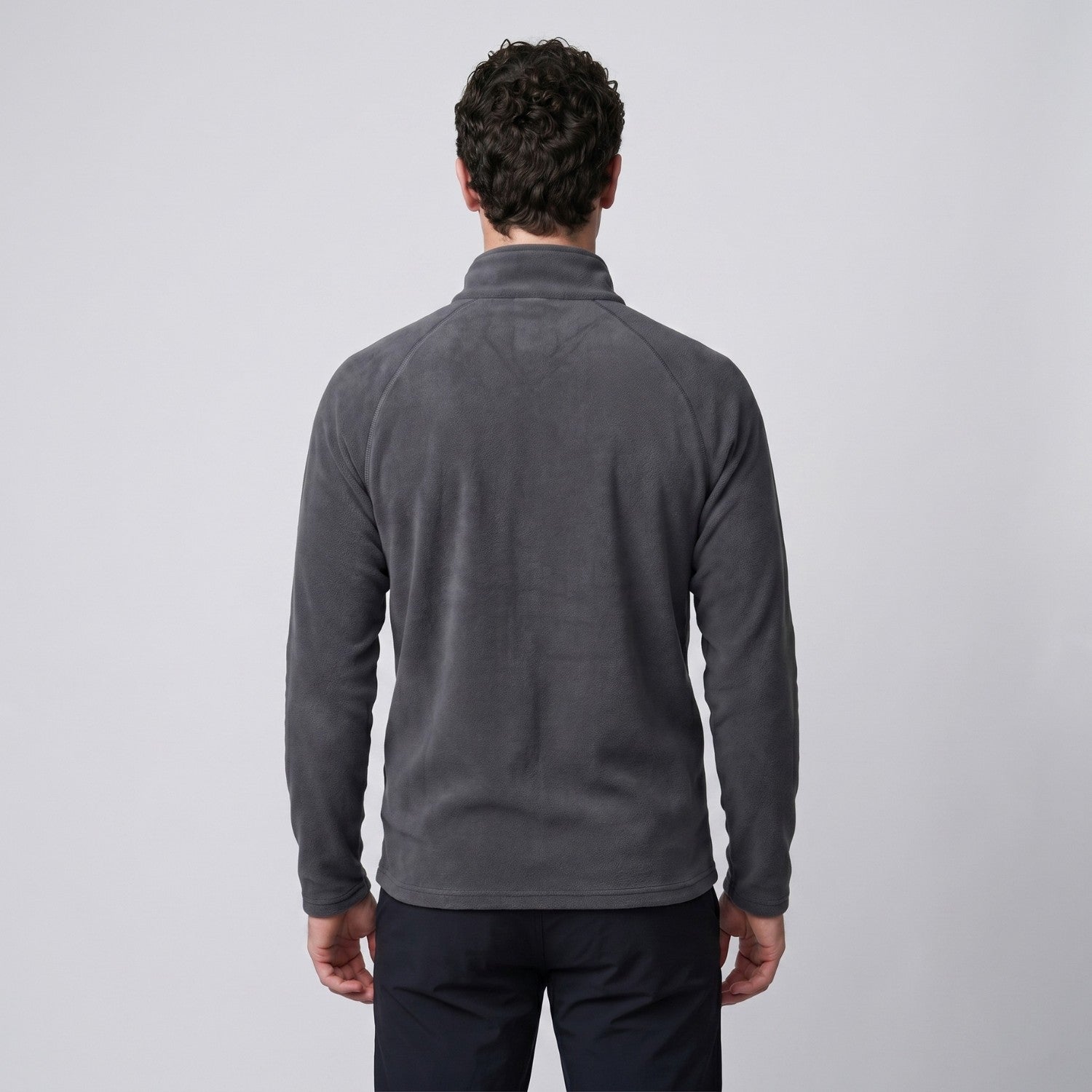 Men’s Quarter-Zip Fleece Pullover – Lightweight Hiking & Camping Mid-Layer