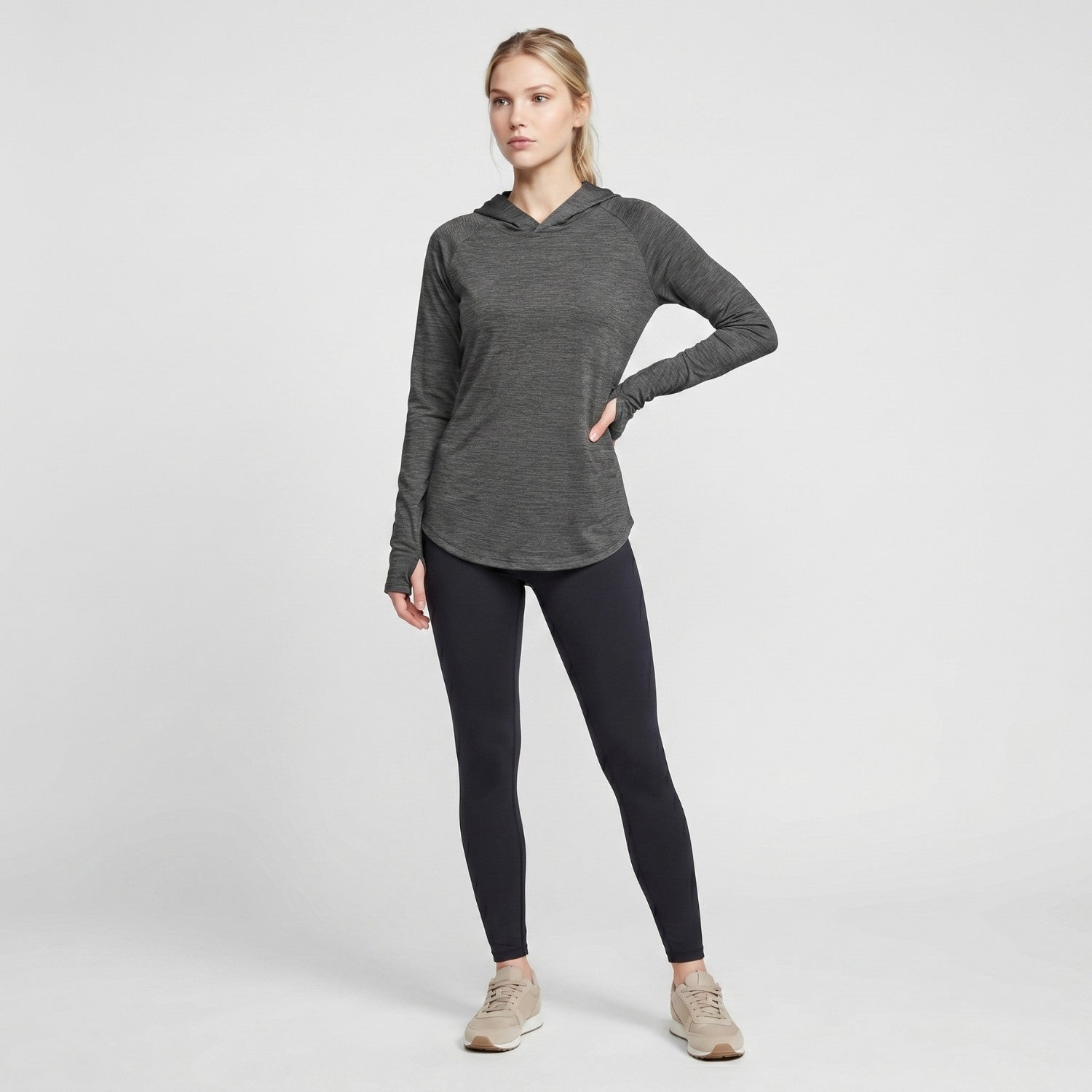 Women’s UPF 50+ Sun Hoodie – Midweight Hooded UV Protection Top