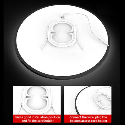 Ceiling Light Round LED Contemporary Flush Fixture