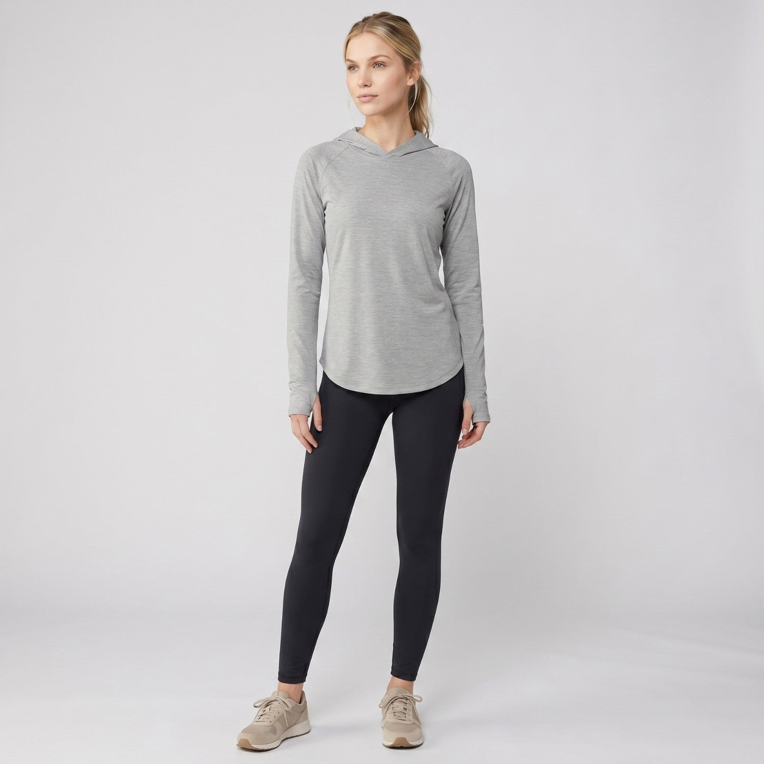 Women’s UPF 50+ Sun Hoodie – Midweight Hooded UV Protection Top