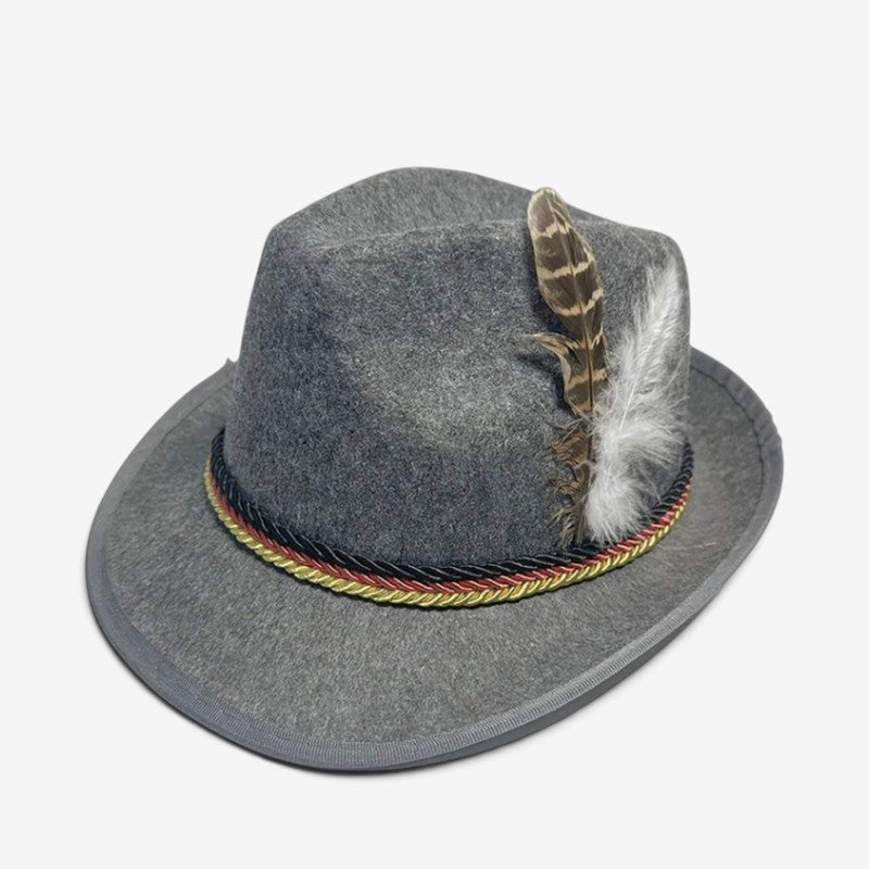 Unisex-Oktoberfesthut mit dekorativen Details