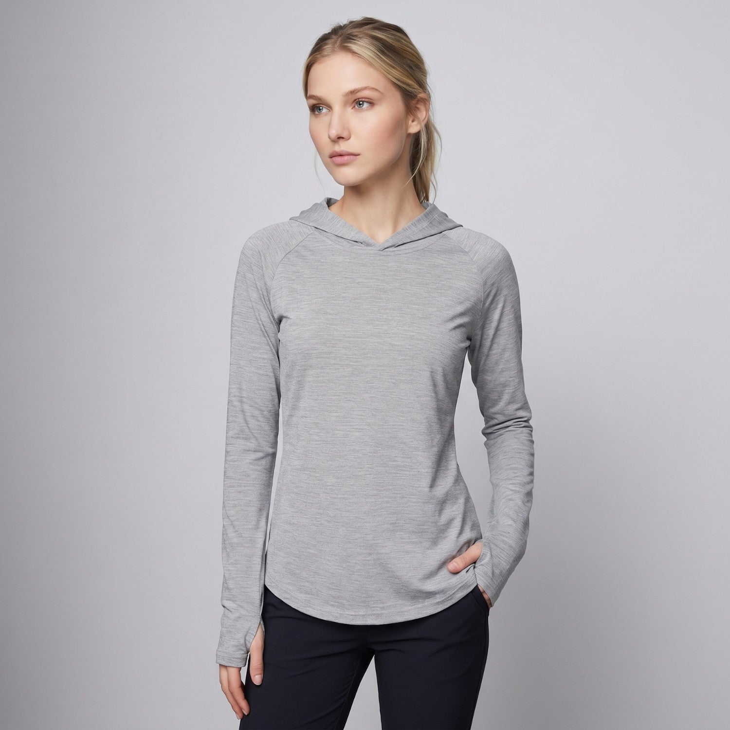 Women’s UPF 50+ Sun Hoodie – Midweight Hooded UV Protection Top