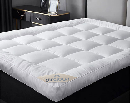 10cm Thick Memory Foam Mattress Topper for Extra Comfort & Support