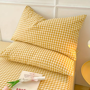 Cozy Soft Plaid Checkered Pillowcases for Bedroom Decor