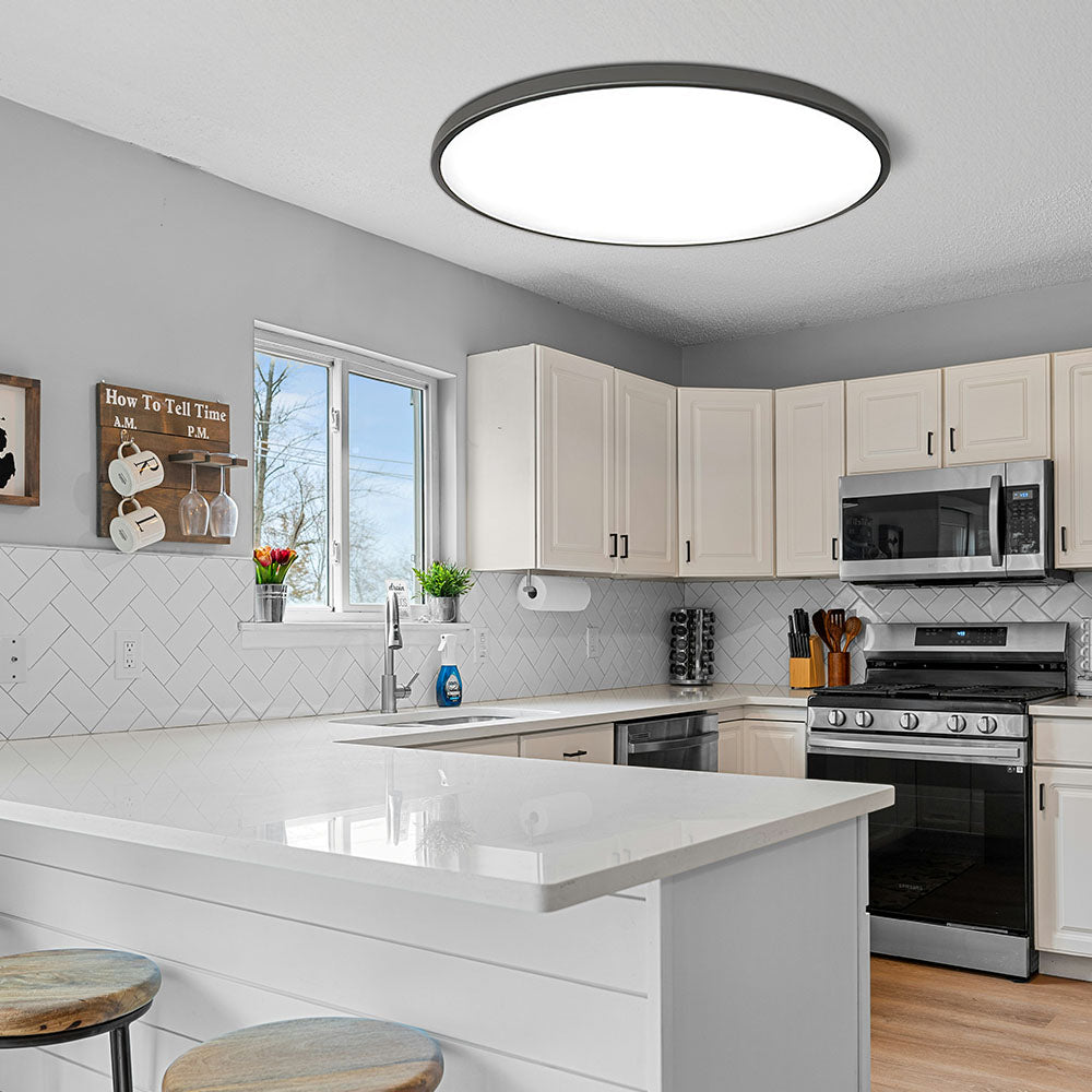 Ceiling Light Round LED Contemporary Flush Fixture