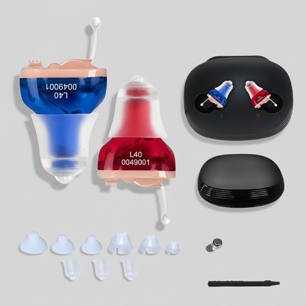 Rechargeable Hearing Amplifier Earbuds – AuraClar Discreet In-Ear Set