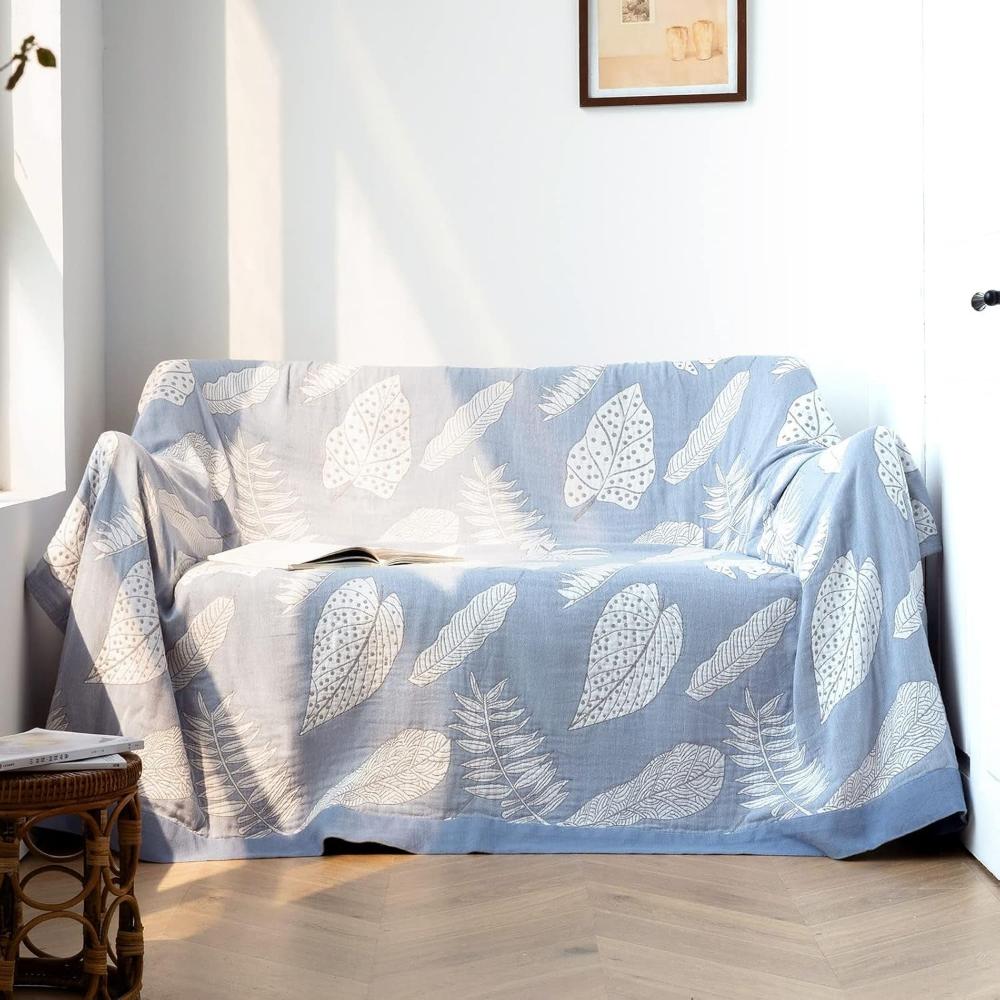 Soft Leafy Summer Blanket for Cozy Warmth and Lightweight Comfort