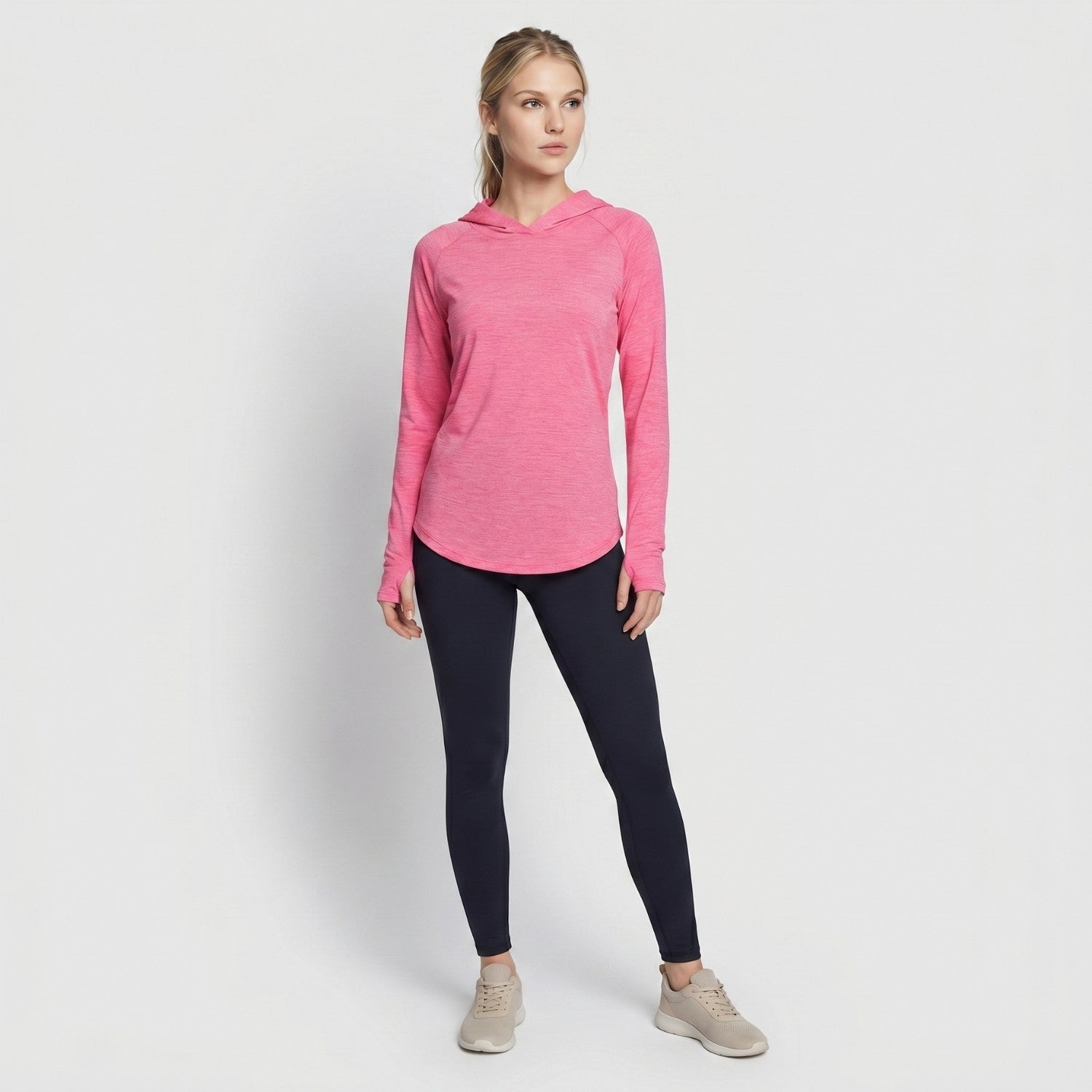 Women’s UPF 50+ Sun Hoodie – Midweight Hooded UV Protection Top