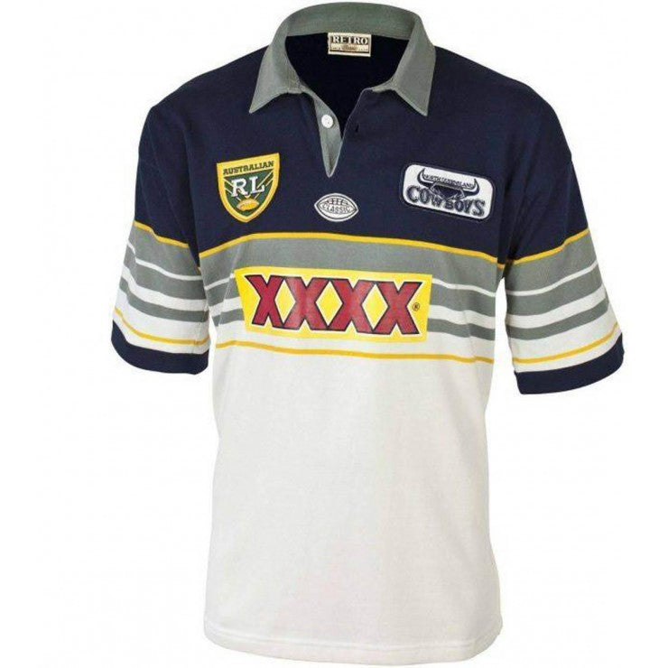 Maillot rétro North Queensland Cowboys 1995
