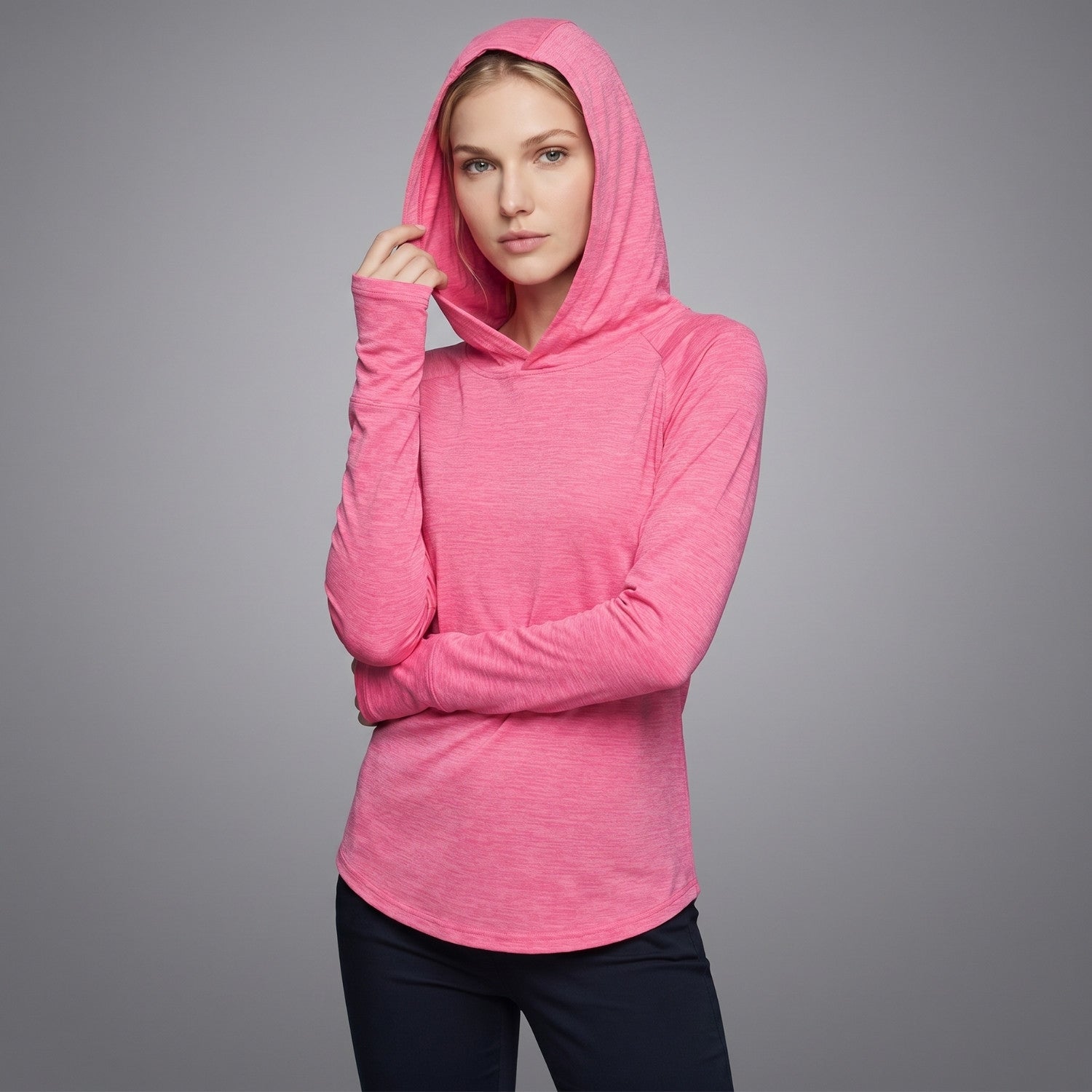 Women’s UPF 50+ Sun Hoodie – Midweight Hooded UV Protection Top