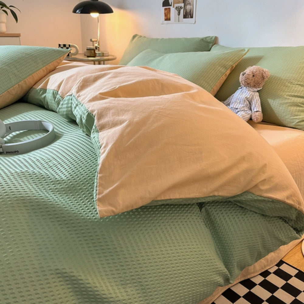 Beaumont Ultra-Soft Waffle Quilt Set - 3 Piece Bedding Set for Cozy Comfort
