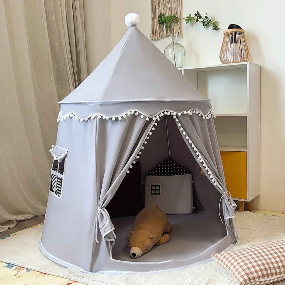 Kids' Indoor Princess Teepee Play Tent, 110 × 125 cm