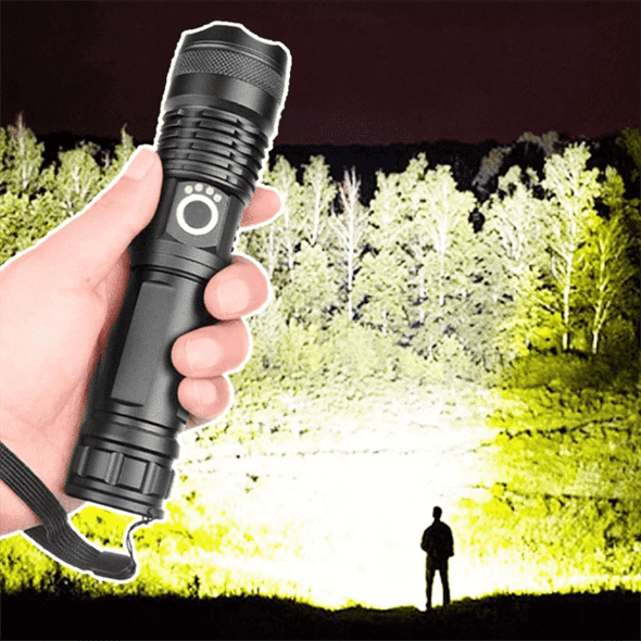 90000 Lumens Xhp50.2 Most Potent Flashlight